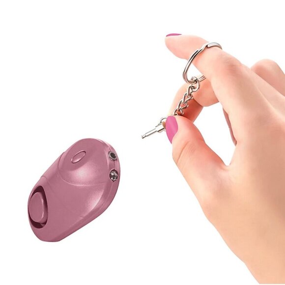 Digital Energy World Self-Defense Alarm Key Chain, Rose Gold - Picture 2 of 6